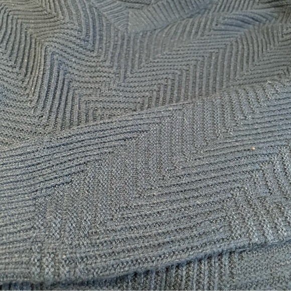 Vintage Penman’s Navy Blue Knit V-neck Sweater Women’s Medium - Picture 5 of 6